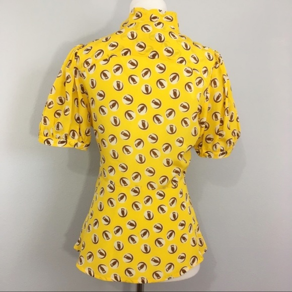 Anthropologie - 100% Silk Girls from Savoy Blouse! - Picture 5 of 8